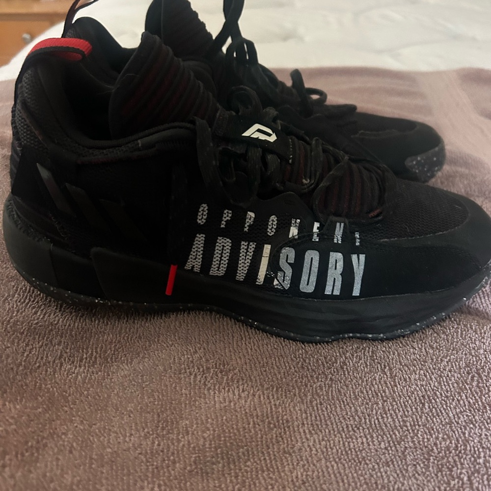 adidas Black and Red Men's Athletic Shoes